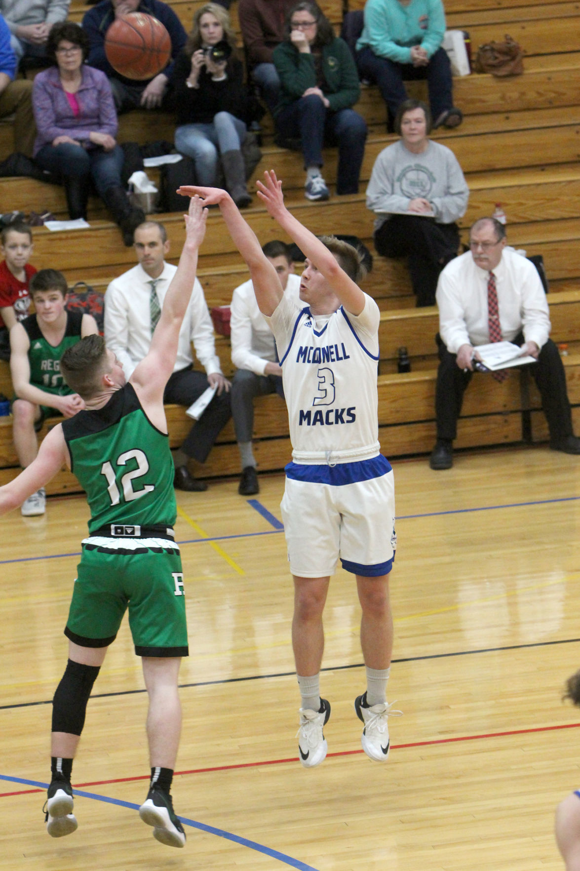 Eau Claire Regis at McDonell boys basketball 2-13-19